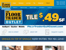 Tablet Screenshot of floortradergulfcoast.com